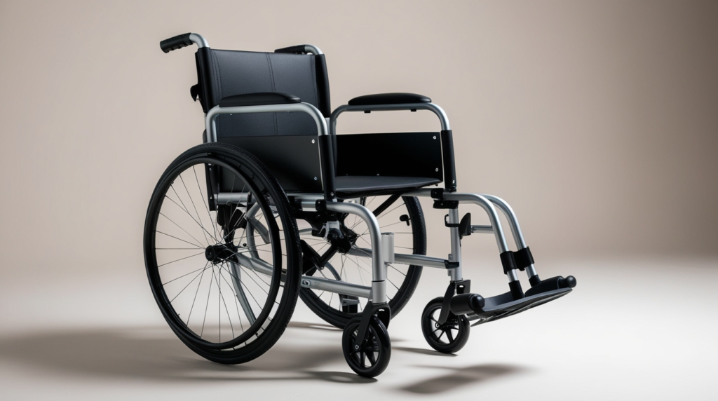 Cadeira de Rodas Dobrável em Aço D100 Dellamed é boa