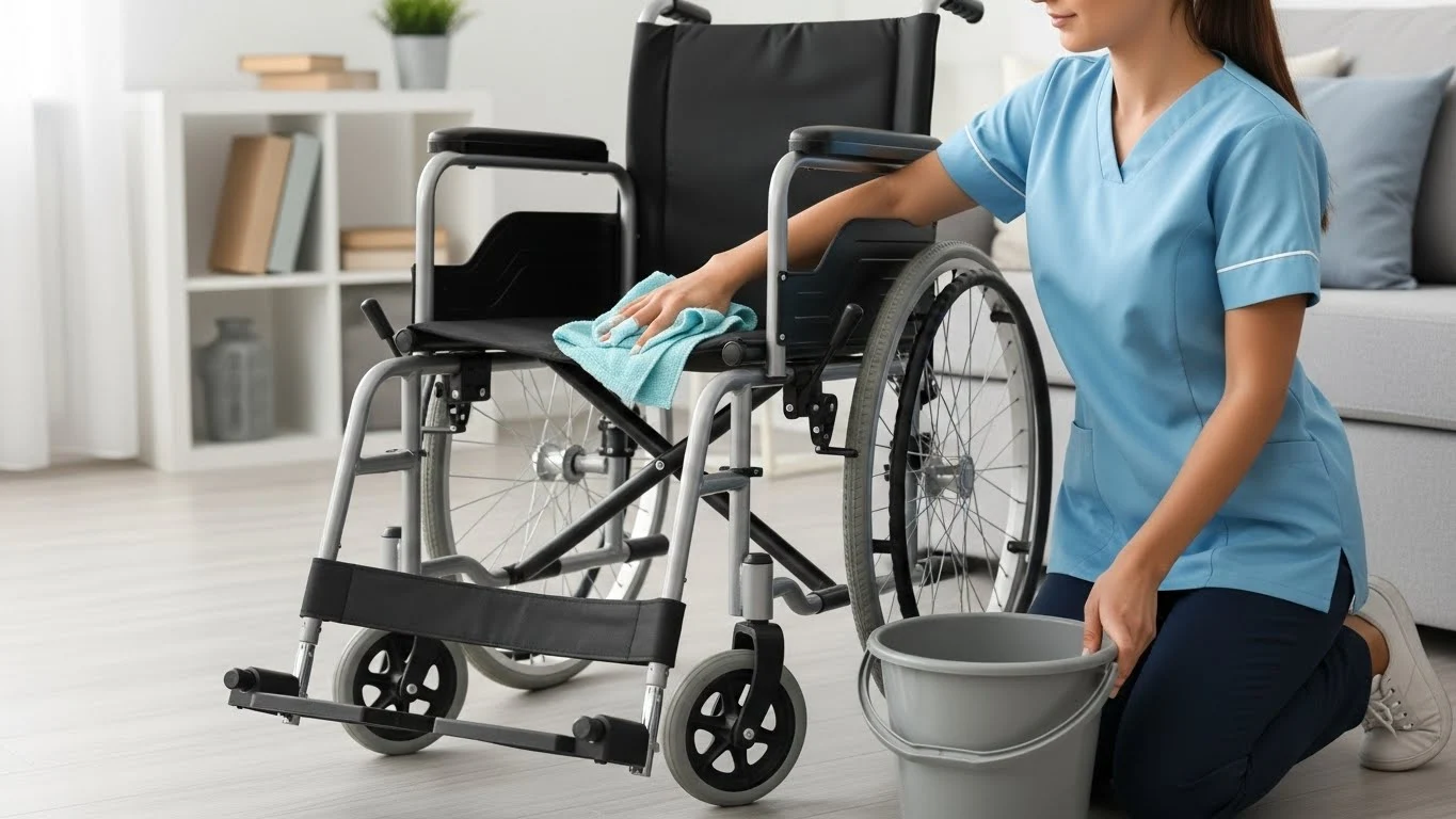 Como limpar cadeira de rodas corretamente: O Guia Completo de Limpeza