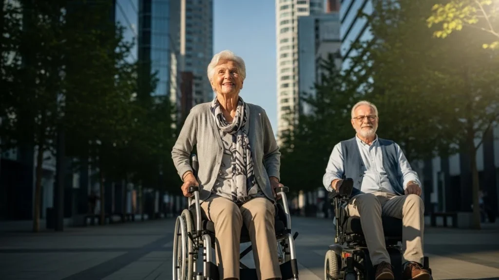 Diferença entre cadeira de rodas manual e motorizada no uso diário