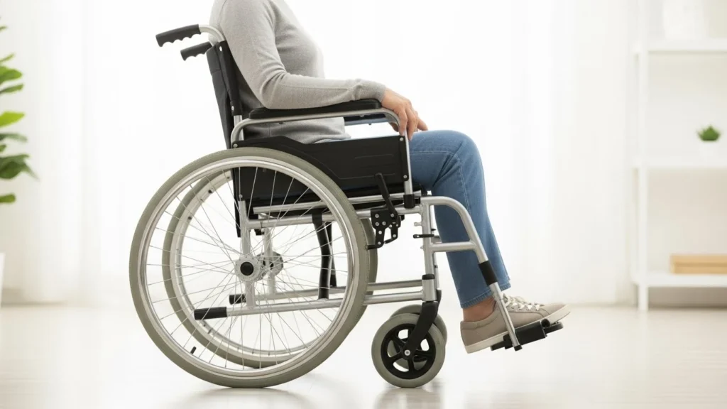 altura ideal do assento da cadeira de rodas
