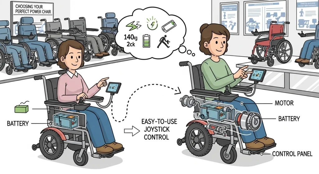 Como escolher cadeira de rodas motorizada ideal
