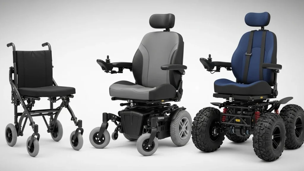  Comparação entre modelos de cadeira de rodas motorizada